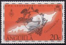 1974, Anguilla, 0199A, 100 let Světové poštovní unie (UPU) ✶✶