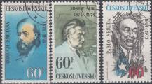 1974, ČSR II, 2062/2064, Kulturní osobnosti, ⊙
