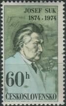 1974, ČSR II, 2063VV, Kulturní osobnosti: Josef Suk (1874-1935) - hudební skladatel ∗∗