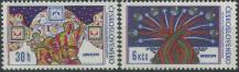 1974, ČSR II, 2091/2092, Celostátní výstava poštovních známek BRNO 1974 ∗∗