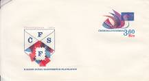 1974, ČSR II, COB40, Filatelistické sjezdy, (*)