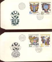 1974, ČSR II, FDC07A-C/74, Dekáda
