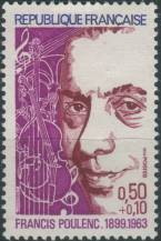 1974, Francie, 1882, 75. výročí narození Francise Poulence ∗∗