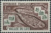 1974, Francie, 1884, Výplatní známka: Turismus ∗∗