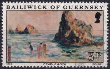 1974, Guernsey, 0110, Obrazy Pierrea Augusta Renoira: Skalisko ⊙