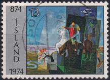 1974, Island, 0486, 1100 let osídlení Islandu (I) ⊙ 