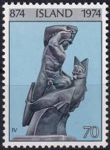 1974, Island, 0488, 1100 let osídlení Islandu (I) ✶✶