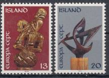 1974, Island, 0489/0490, EUROPA, **