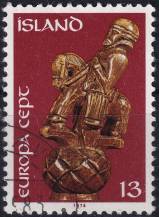 1974, Island, 0489, EUROPA: Sochy ⊙ 