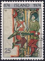 1974, Island, 0492, 1100 let osídlení Islandu (II) ⊙ 