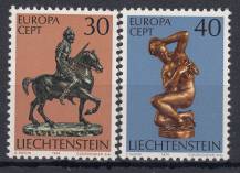 1974, Lichtenstein, 0600/0601, EUROPA, **