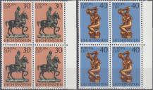 1974, Lichtenštejnsko, 0600/0601, EUROPA: Sochy ∗∗ 4blok