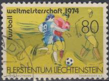 1974, Lichtenštejnsko, 0606, Mistrovství světa ve fotbale, Spolková republika Německo ⊙