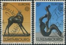 1974, Lucembursko, 0882/0883, EUROPA: Sochy ⊙