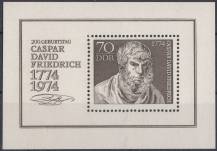 1974, NDR, A040, 200. výročí narození Caspara Davida Friedricha, **