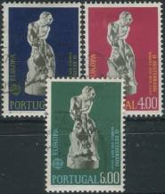 1974, Portugalsko, 1231/1233, EUROPA: Sochy ⊙