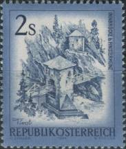 1974, Rakousko, 1440, Výplatní známka: Krásy Rakouska - Starý most u Finstermünzu ∗∗