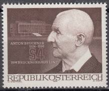 1974, Rakousko, 1443, Otevření domu Antona Brucknera, **