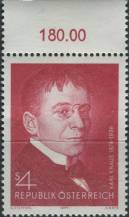 1974, Rakousko, 1448p, 100. výročí narození Karla Krause ∗∗