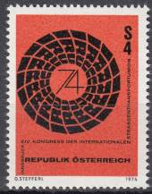 1974, Rakousko, 1453, Kongres mezinárodní unie silniční přepravy (IRU), **