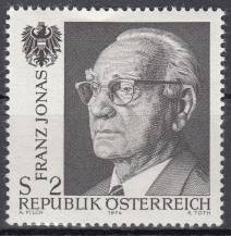 1974, Rakousko, 1458, Úmrtí Franze Jonase, **