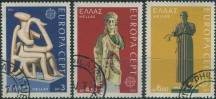 1974, Řecko, 1166/1168, EUROPA: Sochy ⊙