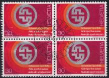 1974, Švýcarsko, 1040, Výročí (II): Švýcarská sportovní nadace ⊙ ⊞