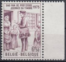 1975, Belgie, 1814, Den poštovní známky, **