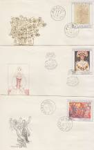 1975, ČSR II, FDC15A-E/75, Umění