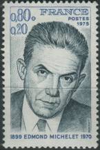1975, Francie, 1909, 5. výročí úmrtí Edmonda Micheleta ∗∗