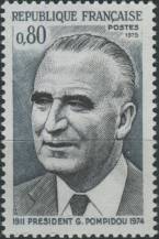 1975, Francie, 1913, 1. výročí úmrtí Georgese Pompidoua ∗∗