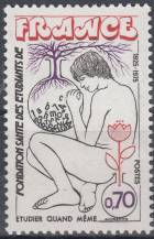 1975, Francie, 1927, 50 let nadace "Santé des Etudiants de France" ∗∗