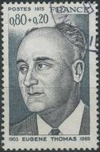 1975, Francie, 1929, 6. výročí úmrtí Eugéna Thomase ⊙