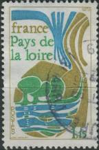 1975, Francie, 1931, Výplatní známka: Regiony Francie - Pays de la Loire ⊙