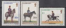 1975, Guernsey, 0118/0120, Výplatní známky - Vojenské uniformy, **