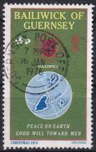 1975, Guernsey, 0125, Vánoce: Znak Guernsey ⊙ 