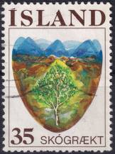 1975, Island, 0512, Lesnictví ⊙ 