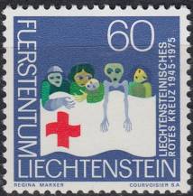 1975, Lichtenštejnsko, 0629, 30 let Lichtenštejnského Červeného kříže ∗∗