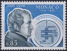 1975, Monako, 1186, 200. výročí narození Andréh Maria Ampéra ✶✶