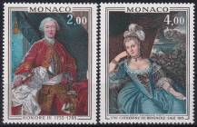 1975, Monako, 1202/1203, Obrazy z knížecího paláce (VIII) ✶✶