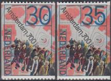 1975, Nizozemí, 1043C+1045C, Historická výročí: 700 let města Amsterdam ∗∗