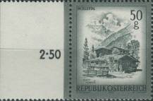 1975, Rakousko, 1475p, Výplatní známka: Krásy Rakouska - Mayrhofen ∗∗