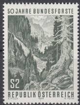 1975, Rakousko, 1486, 50 let rakouských spolkových lesů, **