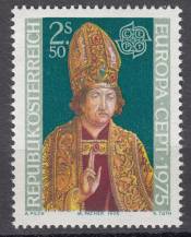 1975, Rakousko, 1487, EUROPA - Malířství, **