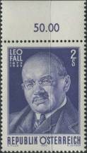 1975, Rakousko, 1492p, 50. výročí úmrtí Leo Falla ∗∗
