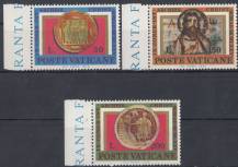 1975, Vatikán, 0664/0666, 9. mezinárodní Kongres křesťanské archeologie, **
