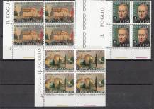 1975, Vatikán, 0672/0674, 200. výročí úmrtí svatého Pavla od Kříže, 4bloky, **