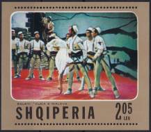 1976, Albánie, A061, Balet ✶✶