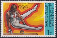 1976, Grenadské Grenadiny, 0194, Letní olympijské hr, Montreal: gymnastika na nářadí ✶✶