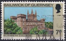 1976, Guernsey, 0142, Vánoce: Alžbětina kolej, Guernsey ⊙ 